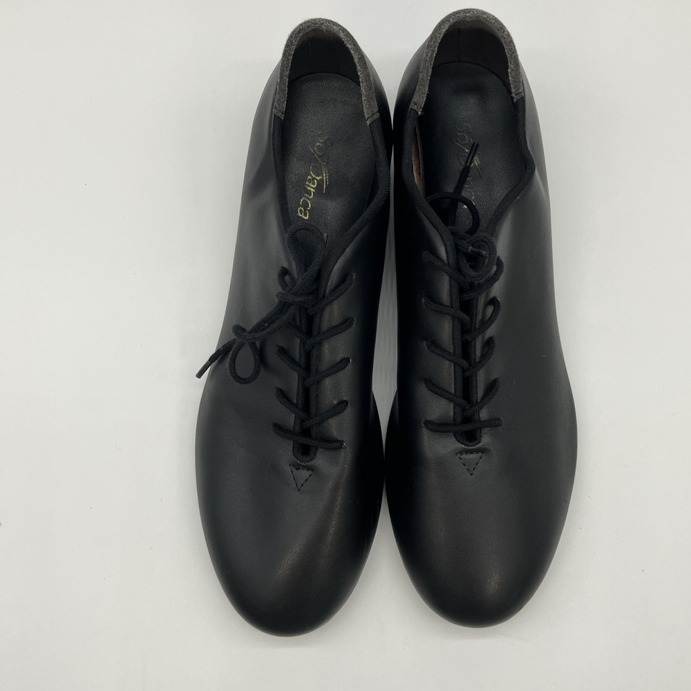 Tap Dance Shoes Women 10.5 Wide Black - Picture 4 of 14